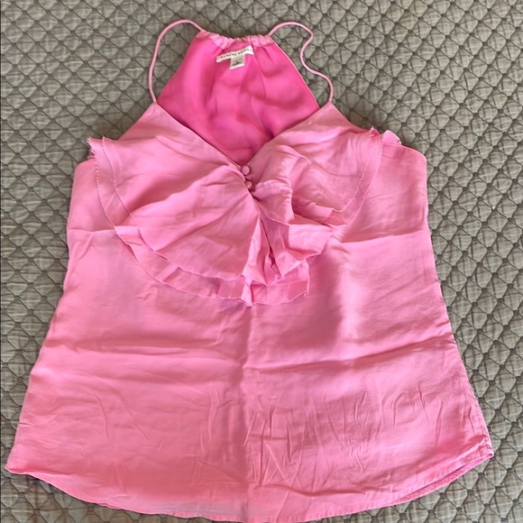 Banana Republic Tops - ✨LAST ACT!!! Banana Republic Pink Tie Front Camisole